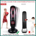 Fitness Boxing Inflatable Sandbag PVC160cm Adult/child Tumbler Fighting Column Sandbag Boxing Muay Thai Training Punching Bag. 