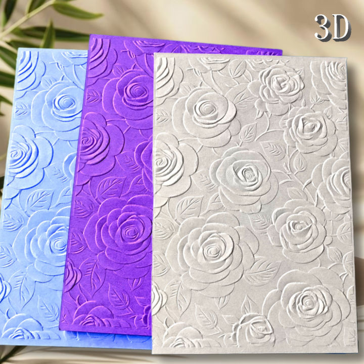 3D%20Embossed%20Folder%20-%20Summer%20Seamless%20Rose%20Flower%20Design%20Rose%20Whispers:%20Retro%20Romantic%20Elements%20of%20Hand%20drawn%20Flower%20Clusters,%20Tr%20-%20Image%205