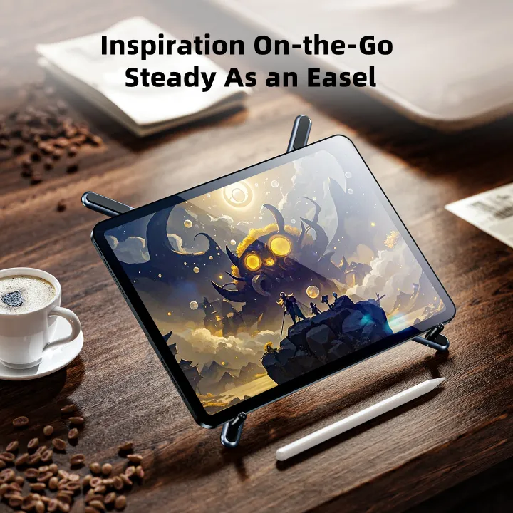 Kimdoole%203-in-1%20Multifunctional%20Mobile%20Phone%20Tablet%20And%20Laptop%20Stand%20Powerful%20Magnetic%20Aluminum%20Alloy%20Folding%20Portable%20Stand%20-%20Image%204
