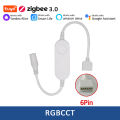 Zigbee 3.0 Tuya LED Controller DC5V 12V 24V for Dimmer Single Color CCT RGB RGBW RGBCCT LED Strip Smart Life Alexa APP Control. 