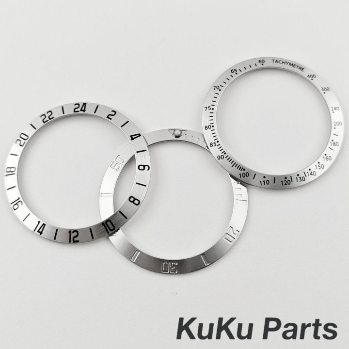 NH35%20Function%20Silver%2038MM%20Chronograph%20Indices%20Sloping%20Bezel%20Insert%20SUB%20Diving%20NH34%20GMT%20Watch%20Insert%20Watch%20Replace%20Aluminum%20Bezel%20-%20Image%202