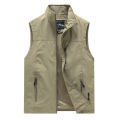 FGKKS Spring New Men Waistcoat Outdoor Leisure Solid Color Vest Young Middle-aged Photography Fishing Casual Vest Jacket Male. 