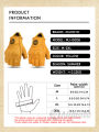 MJMOTO Retro Leather Motorcycle Half Finger Gloves Touchscreen Motocross Gloves Hard Shell Protection Motorbike Glove Breathable.