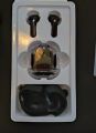 Air31 TWS dual Earbuds handfree Bluetooth Wireless Earbuds Transparent crystal frame Bluetooth headset Digital Display powerbank for earbuds charging. 