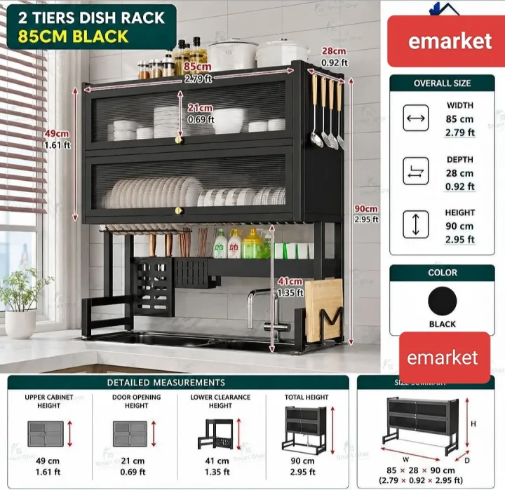Double%20door%20dish%20rack%20-3%20tier%20over%20the%20sink%20dish%20drying%20rack%20with%20flip%20cover%20doors%20multifunctional%20countertop%20organizer%20adjustable%20metal%20kitchen%20rack%20with%20drainage%20cupboard%20storage%20(Double%20door%20dish%20rack)%20-%20Image%206