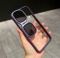 iPhone 14 Pro Max Magnetic Protective Sunglasses Holder Phone Case Back Cover. 