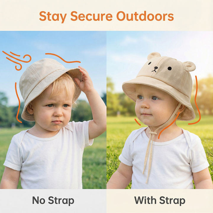 Spring/Summer%20Korean-style%20baby%20super%20cute%20little%20bear%20fishing%20hat%20for%20both%20boys%20and%20girls,%20sun%20protection%20and%20sunblock%20-%20Image%203