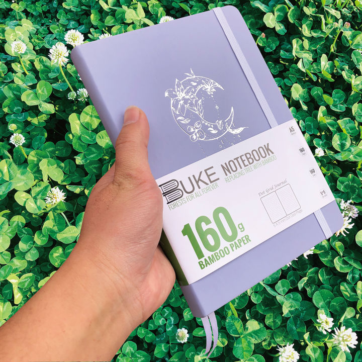 160gsm%20bamboo%20paper%20watercolor%20journal%20dotted%20notebook%20supper%20white%20pages%20drawing%20sketchbook%20-%20Image%205