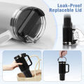 For Stanley 40oz Leak-proof Cup Lid Straw Detachable Washable Handle Bottle Set Detachable Flip Straw With Brush&Removal Tool. 