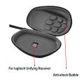 Portable Hard EVA Travel Case for  MX Master 3S Wireless Mouse Waterproof Mice Bag for  MX Master 3S. 