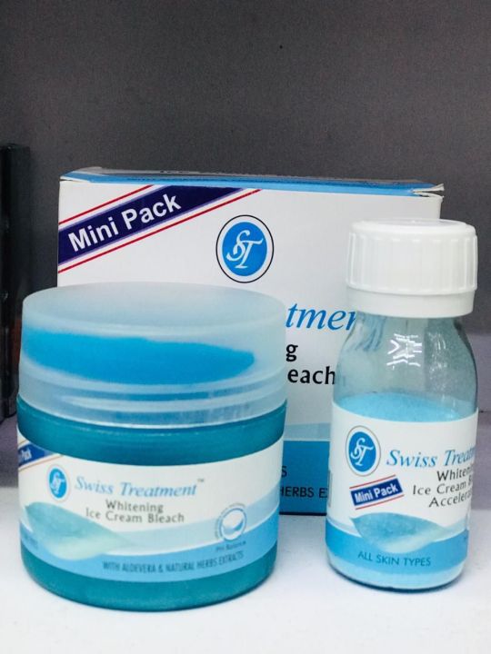SWISS TREATMENT WHITENING ICE CREAM BLEACH MINI PACK