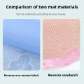 1PC Baby stroller cooling mat ice silk reclining mat cushion baby dining chair cooling mat summer safety seat sleeping mat.