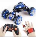 Gester Sensor & Remote Control Stunt Car Hand Gester Control Car For Kids. 