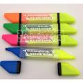 Double side highlighter Marker in different colors (pack of 3). 