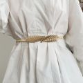 Women Elastic Leaf Waist Belt Waistband For Dress Skirts Jeans Pant Body Chain Belt. 