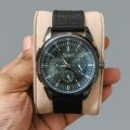 Men's Casual Sport Watch – Fabric Canvas Strap with Round Dial | Cool & Durable Wristwatch.