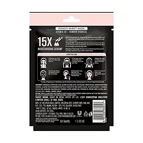 Pond's%20Activated%20Charcoal%20Sheet%20Mask%2025%20ml%20-%20Image%202