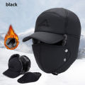 2024 Winter Warm Thickened Artificial Fur Baseball Hat Men's and Women's Skiing Soft Extreme Cold Hat Fishing Hat Outdoor.