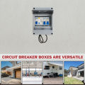 Outdoor Household Switch Waterproof Electrical Distribution Box Circuit Breaker 2 Way Power Plastic Junction Wire Box IP65. 