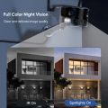 LS VISION 4K 180° Ultra Wide View Angle wifi Solar Security Cctv Camera Outdoor WIFI 4X Zoom Dual Lens PIR Human Detection CCTV Camera. 