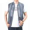 Summer Men Mesh Hollow Waistcoat Breathable Outdoor Sports Coat High-Quality Design Leisure Vest Men.