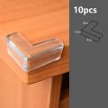4Pcs/10PCS Children Baby Safety Silicone Protector Table Corner Edge Protection Cover Children Anticollision Edge Guards.