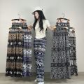 🔥 Elephant Pants 🔥 Elephant Pattern Trousers ❤️ Made in Thailand ❤️ Italian Silk Pants 🐘 ❤️ Soft and Smooth Fabric, Comfortable to Wear. Elastic Waist Pants, Long Pants, Very Popular Fashion Pants. 🎉 The Fabric Is Not Thick or Thin. You Can Be Beautif. 