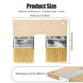Double Paint Brush U Shaped Double Color Brush Reusable Double Head Painting Brush Double Color Brush 7.68 Inch Wall Paint Brush. 