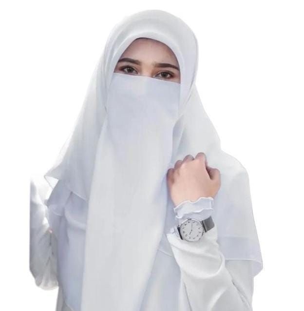 Hijab Naqab Cap | 3 in 1 hijab | Ready to wear Hijab