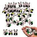 30pcs Cute Panda Erasers Creative Soft Kawaii School Rewards Holiday Educational Office Study Stationery Supplies.