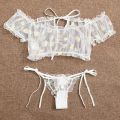 Porn Sexy Lingerie Hot Erotic Lace Transparent Sexy Underwear Bra Thong Lingerie Set Baby Doll Lingerie Mujer Sexy Costumes. 