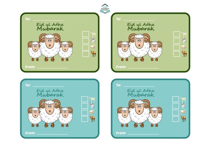 Eid ul Adha Qurbani Gosht Labels – Cute Sheep Design (Pack of 10)

Description: