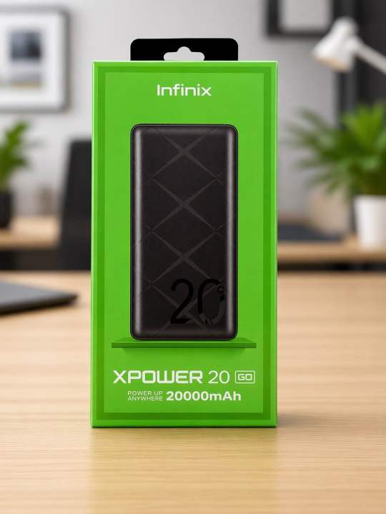 Infinix XPower 20,000mAh Power Bank – 15W Fast Charging, Type-C Input ...