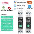 TUYA WiFi/ZigBee MCB Smart Circuit Breaker Over Current Under Voltage Protection Power Metering 1-63A Remote Control Switch. 