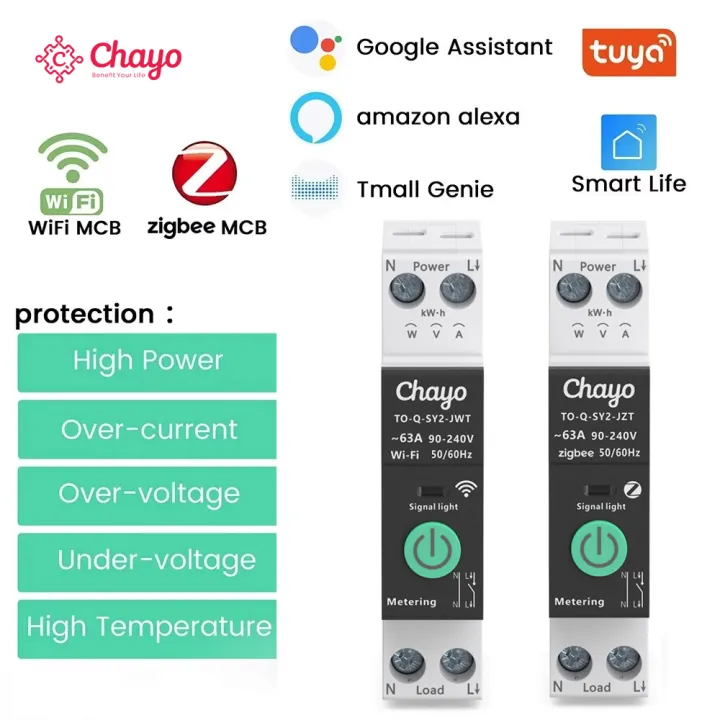 TUYA%20WiFi/ZigBee%20MCB%20Smart%20Circuit%20Breaker%20Over%20Current%20Under%20Voltage%20Protection%20Power%20Metering%201-63A%20Remote%20Control%20Switch%20-%20Image%202