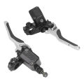 Pair Motorcycle Left Right Brake Handle Lever with Oil Can Aluminum Alloy CNC Replacement for Yamaha YQ50 Aerox 1997‑2013. 