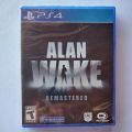 Alan Wake Remastered PS4 Slightly Used Disk PS5 Upgradeable Playstation 4. 