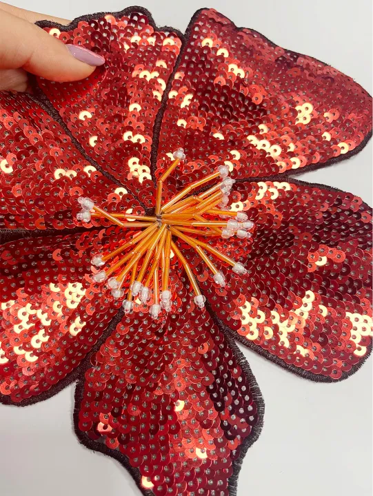 1%20Piece%2020CM%20Shining%20Red%20Orange%20Blue%20Golden%20Silver%20Pink%20Sequins%20Beads%20Sew%20Flower%20Patch%20for%20Evening%20Dress%20Swimsuit%20DIY%20Applique%20-%20Image%202