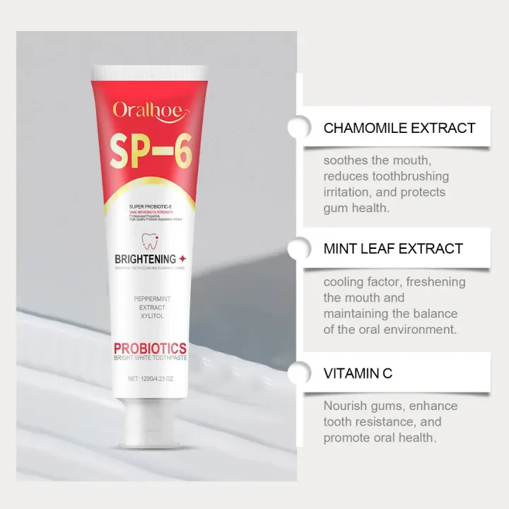 Oralhoe%20SP-6%20Super%20Probiotic%20Bright%20White%20Toothpaste%20-%20120g/4.23oz%20-%20Image%206
