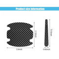 8PCS door handle sticker, scratch-proof car door protective sticker, door bowl protective film. 
