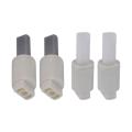 2x Toilet Lid Damper Buffer Mounting Connector CW Ccw Toilet Lid Components for Bathroom Washing Machine Toilet Seat Repair.