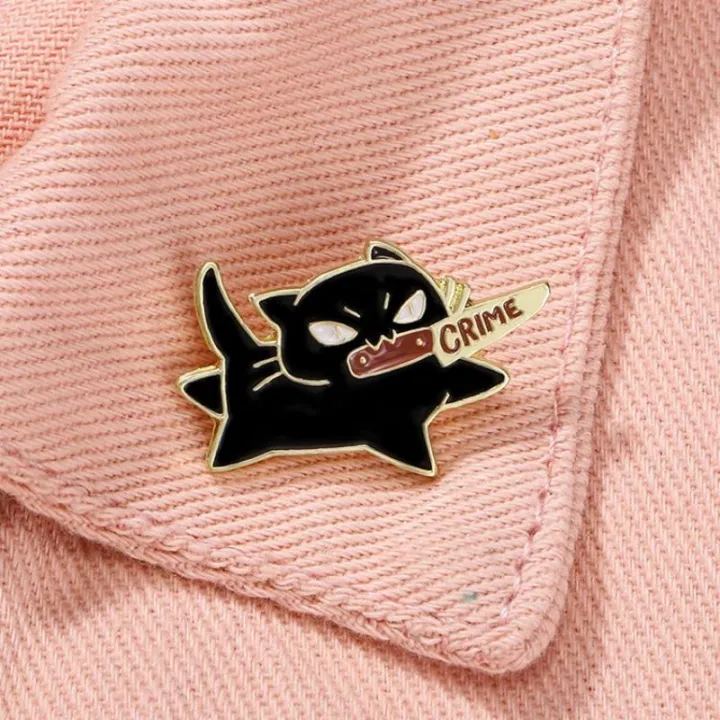1pc%20Cute%20Cartoon%20Black%20Cat%20Enamel%20Brooch%20Creative%20Animal%20With%20A%20Knife%20In%20Mouth%20Lapel%20Pin%20Badge%20Backpack%20Clothing%20Hat%20Accessories%20-%20Image%205