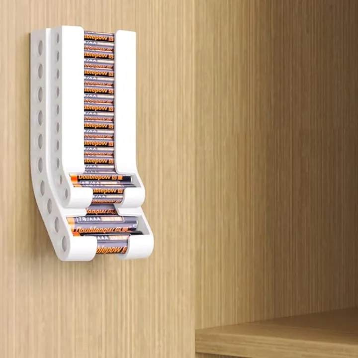 Durable%20Wall%20Mount%20Storage%20Holder%20Perfect%20for%20Organizing%20Wireless%20Earbuds%20Smart%20Watches%20LED%20Strip%20Lights%20and%20Portable%20Chargers%20-%20Image%202