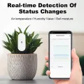 Zigbee Soil Moisture Sensor Monitor Plants Moisture Humidity Temperature Tester Tuya Smart Life Voice Control  Home Alexa. 