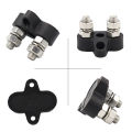 Terminal Block Studs M6 M8 Positive Negative Heavy Duty Bus Bar 5/16" 1/4" Power Distribution Stud for Camping RV Truck Boat. 