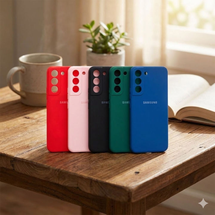 Samsung Galaxy S22 Back Cover Soft Stylish Camera Protection Cover