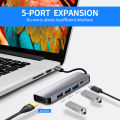 USB C Hub to 4K HDMI-compatible Type C PD Charging USB 3.0 2.0 Docking for MacBook iPad Samsung S21 Dex TV Mouse Nintendo Switch. 