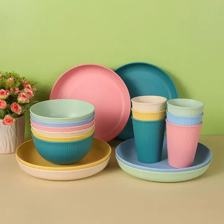Wheat%20Straw%20Dinnerware%20Set%20Eco-friendly%20Safety%20Plates%20Cups%20Bowels%20Home%20Party%20Tableware%20Set%20Outdoor%20Camp%20Candy%20Colour%20Gift%20-%20Image%203