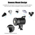 Andoer LM135Bi Portable LED Photography Fill Light 135W Studio Video Light 3000K-5600K Dimmable Bowens Mount Continuous Light.