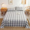 Bed Sheet Cover Solid Twin Size Bed Sheets Beds Fabric Single Double Sheet Home Sheets for Bed Flat Bed Sheet - 120x210cm.